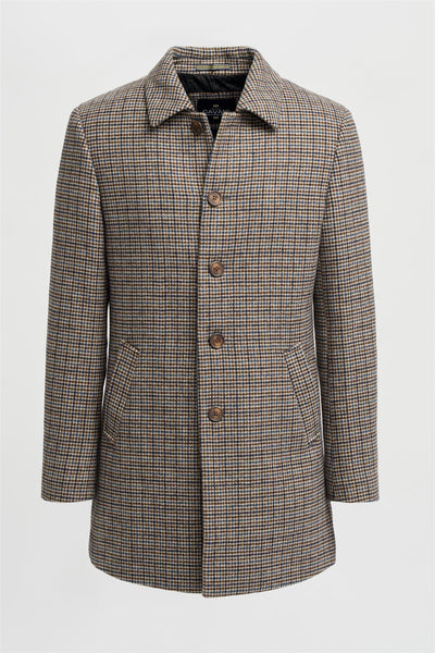 Cavani Eddie Tan Coat Checked