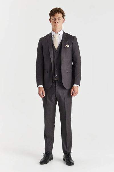 Paul Andrews Charles Three Piece Suit Charcoal Grey