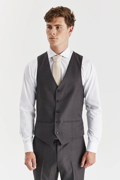 Paul Andrews Charles Three Piece Suit Charcoal Grey