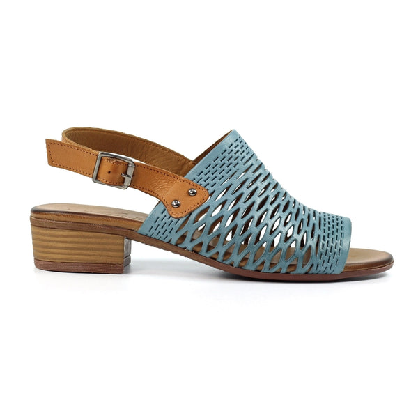 Lunar Jessica Blue Leather Sandal
