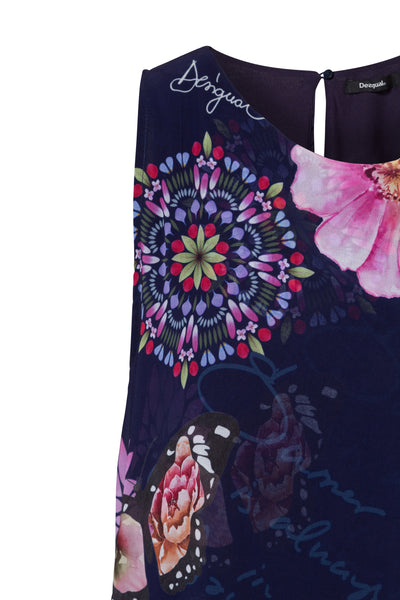 Desigual Loose Floral Dress gaff bath
