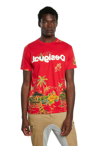 Desigual Tropical Print T-Shirt