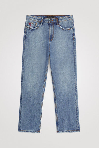 Desigual Straight Ankle Grazer Jeans