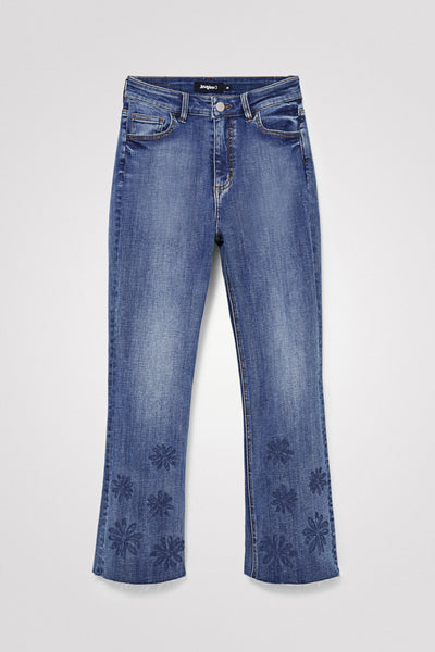 Desigual Flared Cropped Jeans