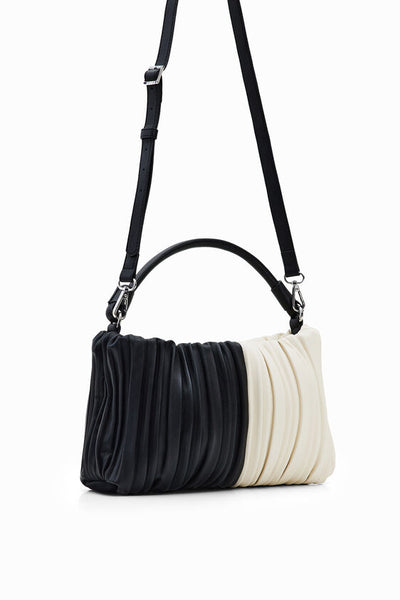 Desigual Two-Tone Pleated Bag