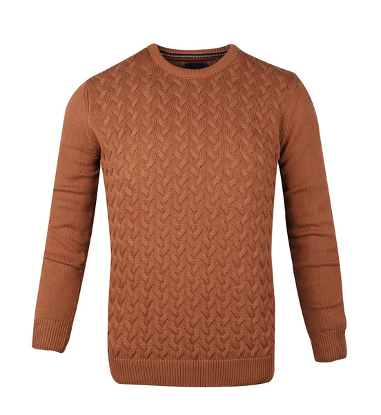 Guide London Bronze Knitted Crew neck