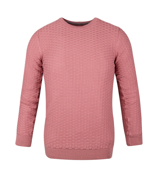 Guide London Blush Knitted Crew Neck