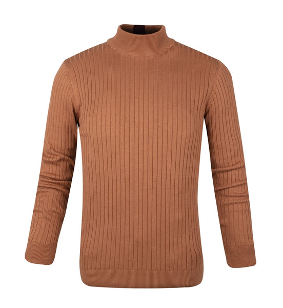 Guide London Bronze Wide Rib Turtleneck