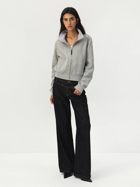 CUBIC High-Rise Wide-Leg Jeans