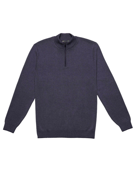Giyahi Knitwear — Quarter-Zip Edition in Purple