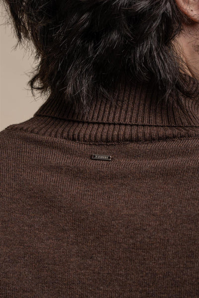 Cavani Karris Roll Neck Jumper Brown