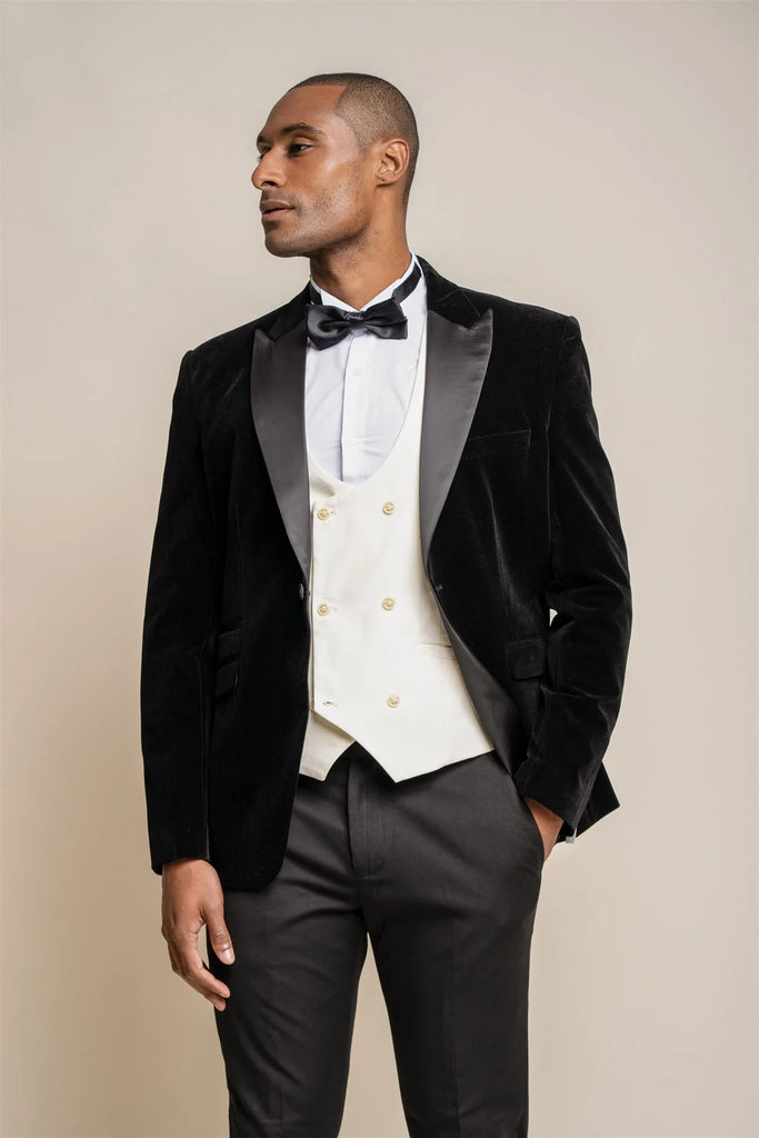 House of Cavani Rosa Black Velvet Blazer – gaff-bath