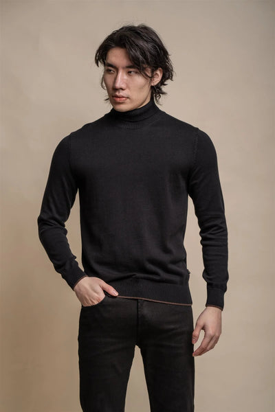 Cavani Karris Roll Neck Jumper Black