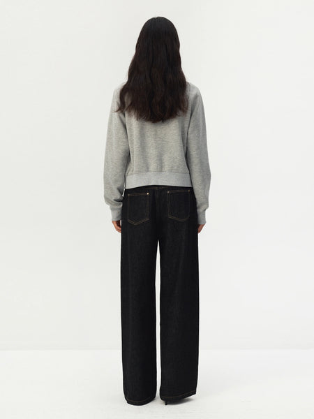 CUBIC High-Rise Wide-Leg Jeans