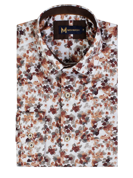 MishMash Bedrock Ivory Floral Print Long Sleeve Shirt – Multi Colour
