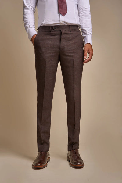 Cavani Caridi Brown Three Piece Suit