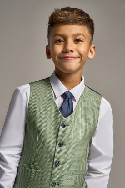 Cavani Boys Caridi Sage Three Piece Suit