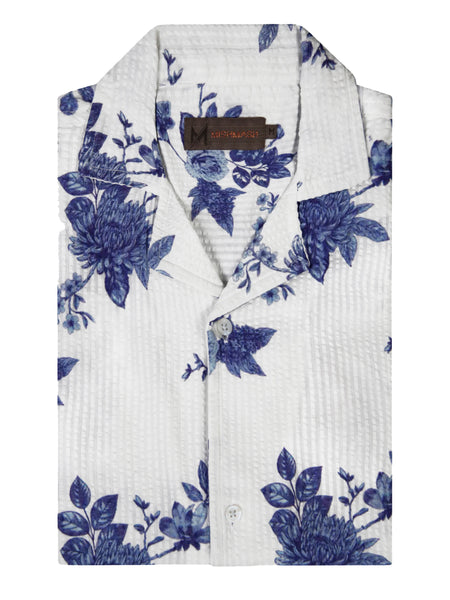 MishMash Galaxy White & Blue S/S Shirt