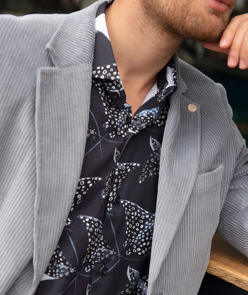 Guide London Ocean Blue Corduroy Jacket