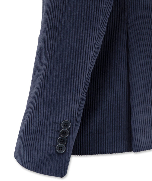 Guide London Steel Blue Corduroy Jacket
