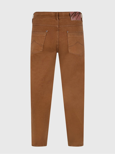 Mish Mash "Hawker" Tapered Fit Jeans in Tan