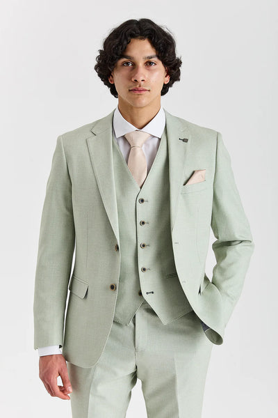 Paul Andrews Belmont Sage Men's Three Piece Suit