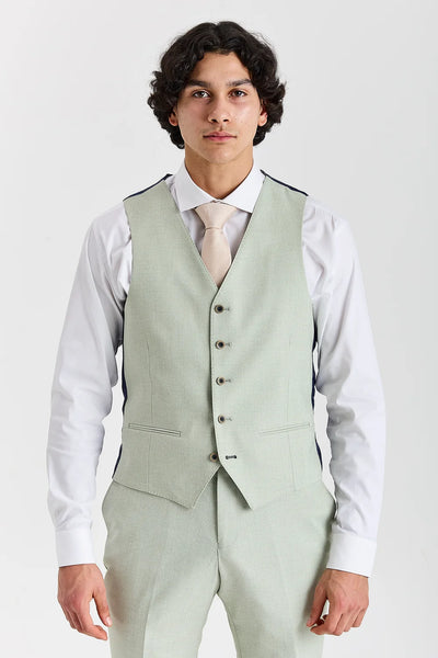 Paul Andrews Belmont Sage Men's Three Piece Suit
