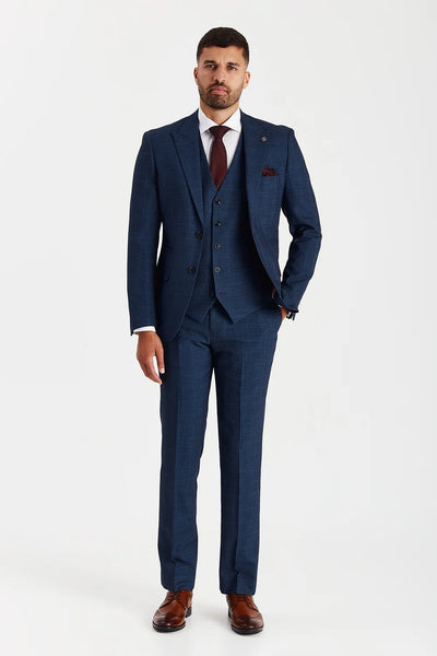 Paul Andrews Viceroy Beige Men's Three Piece Suit