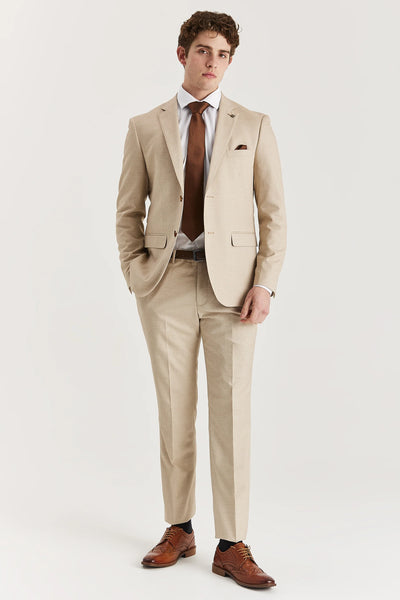 Paul Andrews Belmont Beige Men's Two Piece Suit