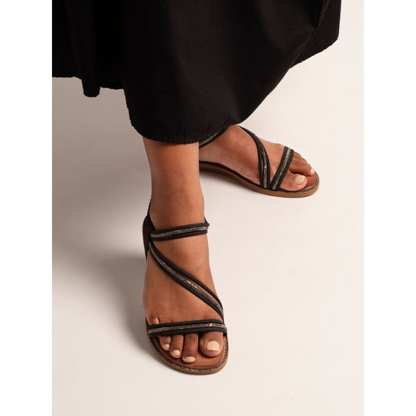 Lunar Aruba Black Sandal