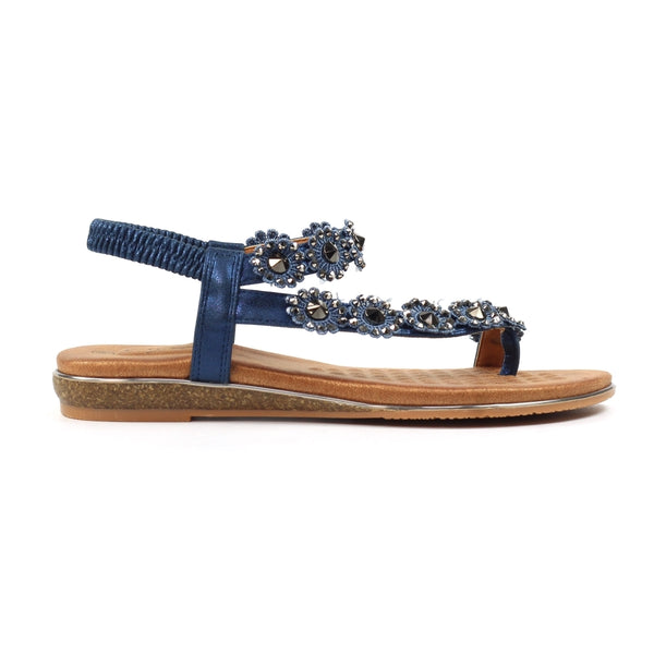 Lunar Charlotte II Navy Sandal