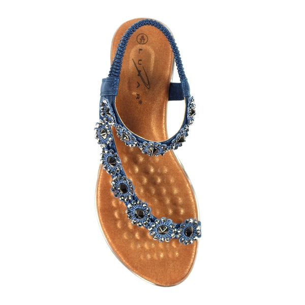 Lunar Charlotte II Navy Sandal