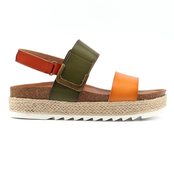 Lunar Deanna II Olive Sandal