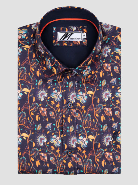 MishMash SCORCH NAVY SHORT SLEEVE SHIRT