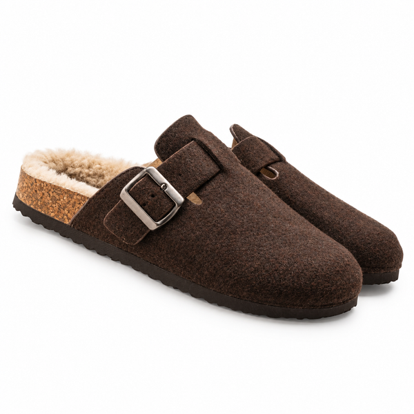 Lazy Dogz Palmer Brown Mule Slipper