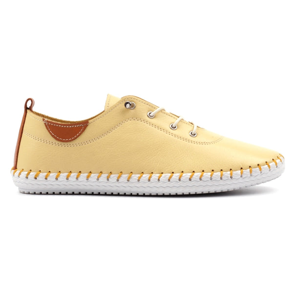 Lunar St. Ives Leather Yellow Shoe