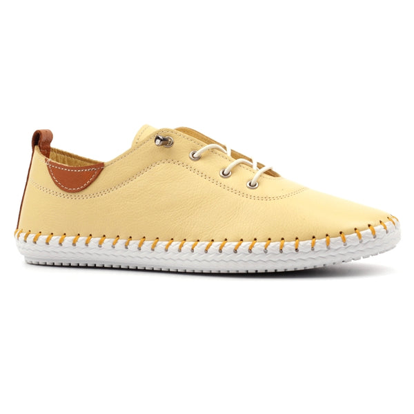 Lunar St. Ives Leather Yellow Shoe