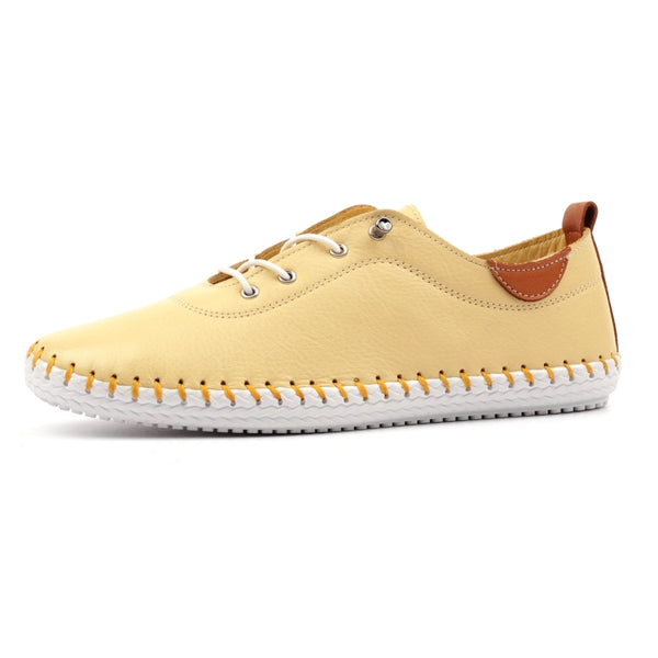 Lunar St. Ives Leather Yellow Shoe