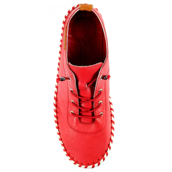 Lunar St. Ives Leather Red