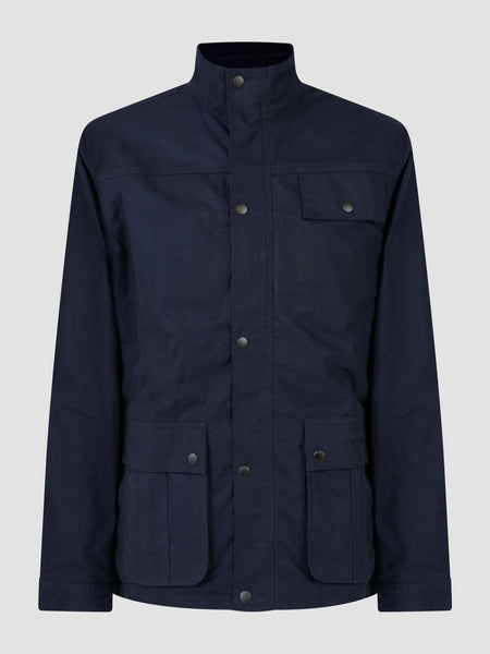 MishMash Utilis Wax Jacket in Navy