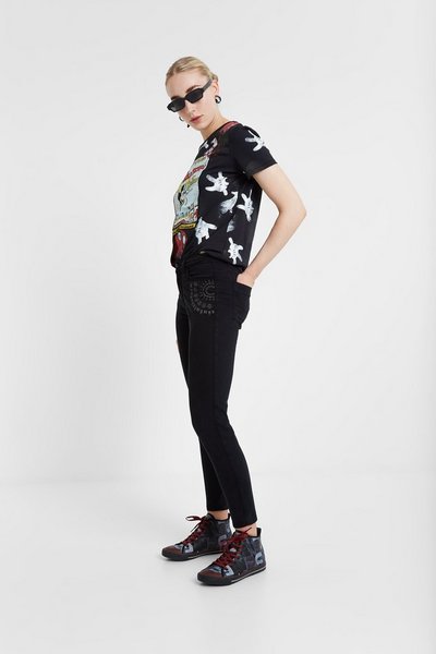 Desigual Black Skinny Jeans