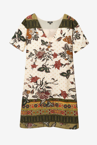 Desigual V-Neck Tunic Dress