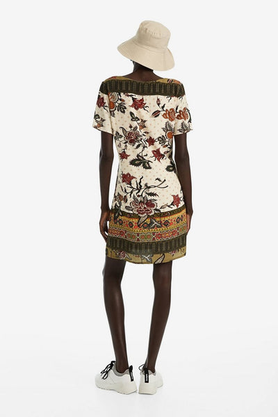 Desigual V-Neck Tunic Dress