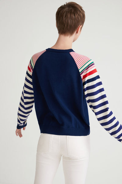 Desigual Stripy Sleeved Jumper