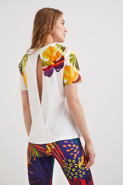 Desigual Tropical Design T-Shirt