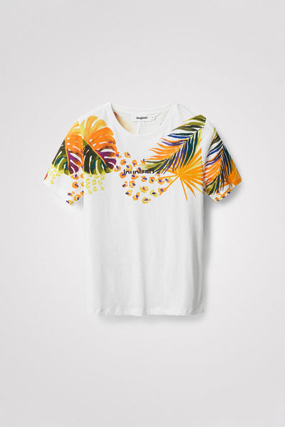 Desigual Tropical Design T-Shirt