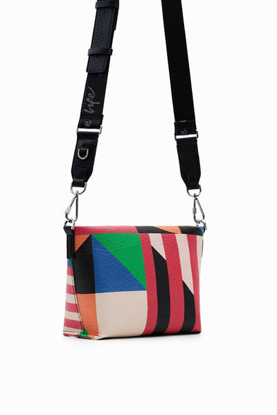 Desigual Colourful Geometric Crossbody Bag