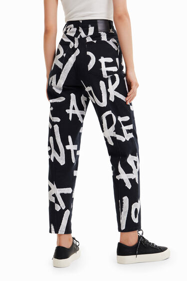 Desigual Manifesto Trousers