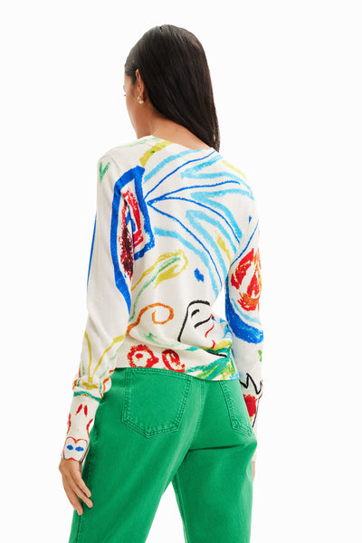 Desigual illustration pullover