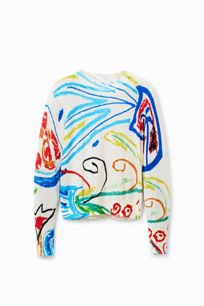 Desigual illustration pullover